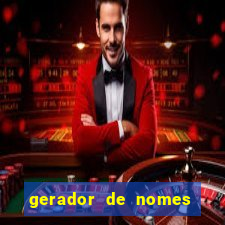 gerador de nomes para jogos